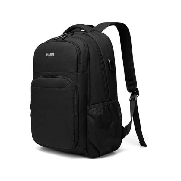 Mochila de viaje para computadora portátil con puerto de carga USB