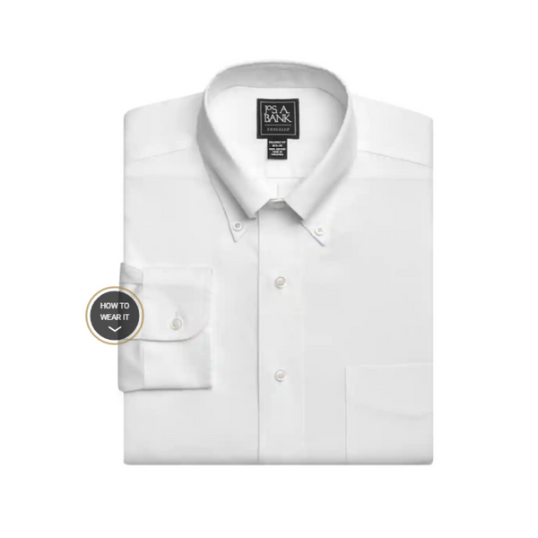 Camisas de vestir de algodón sin arrugas de 3 Jos. A Bank Traveler en oferta