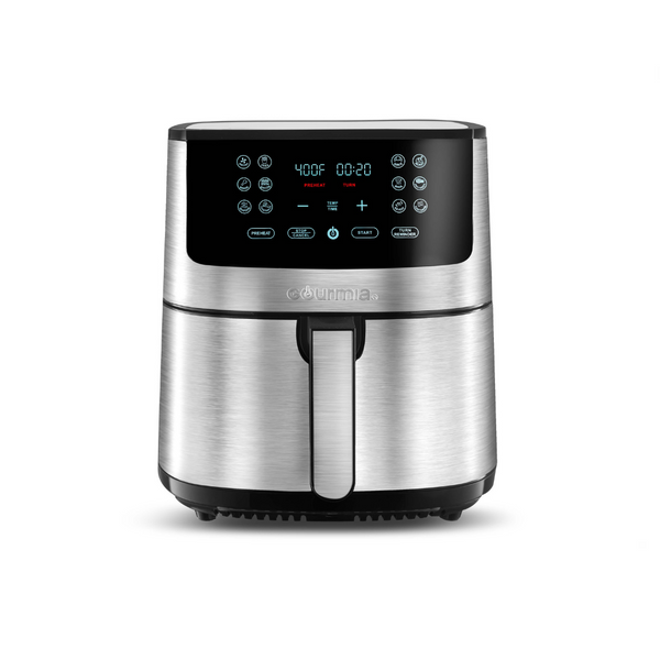 Gourmia de 8 cuartos. Freidora de aire digital de acero inoxidable