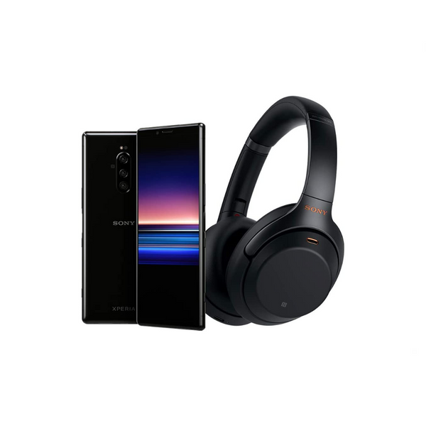 128GB Sony Xperia 1 6.5" Unlocked Smartphone + Sony Headphones