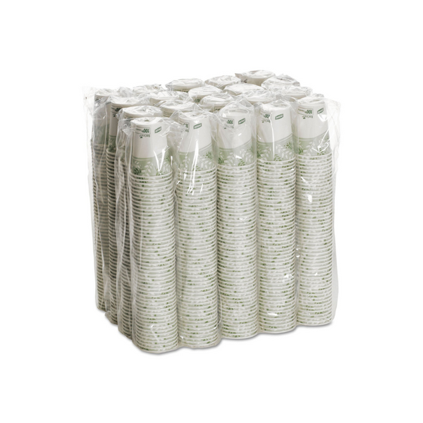 1,000 Dixie 8oz PLA-Lined Paper Hot Cups
