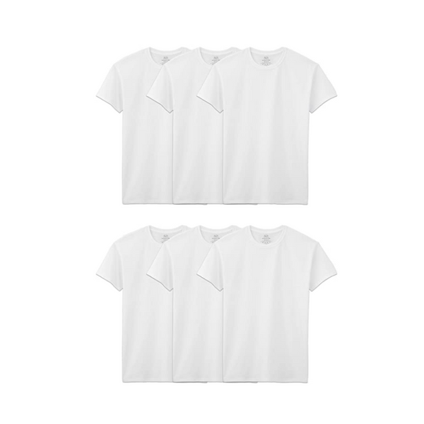 6 Fruit of the Loom Men's T-Shirts