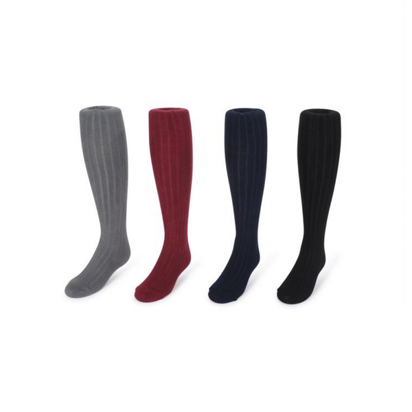 Kids Ribbed Cotton Tights (4 Colors)