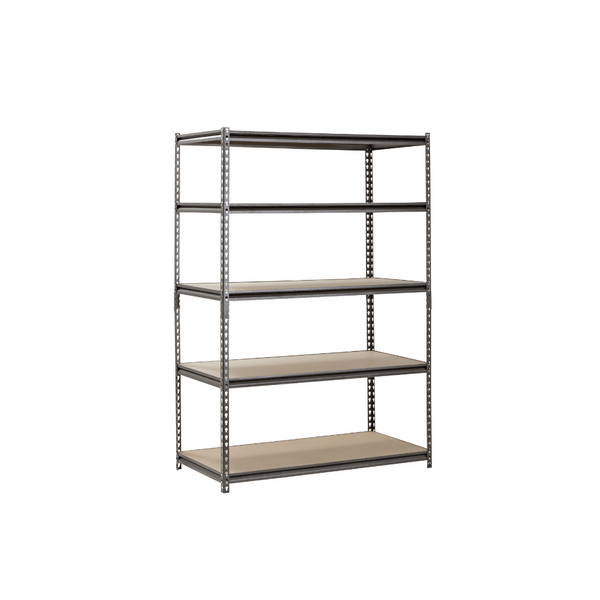 Muscle Rack 5-Shelf 24″ D x 48″ W x 72″ H Steel Shelving Unit