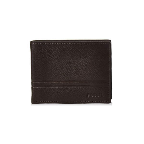 Fossil Men’s Wilder Leather Bifold Flip ID Wallet