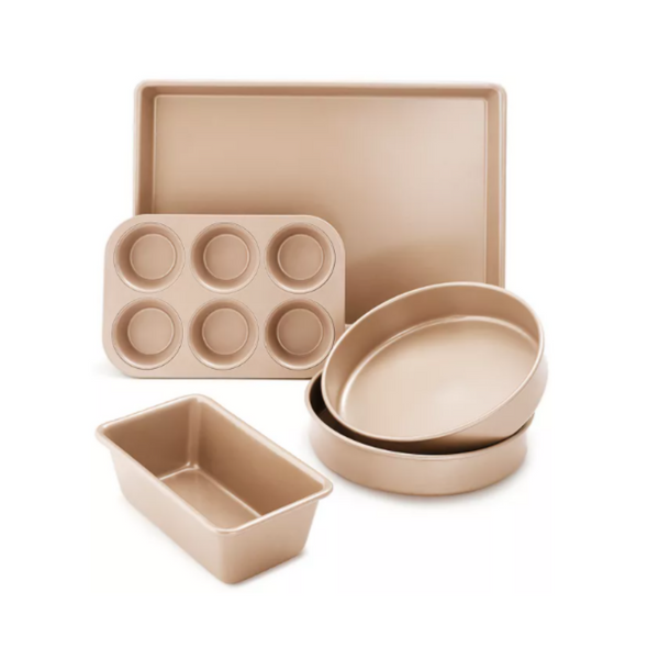 Martha Stewart Nonstick Champagne 5-Pc. Bakeware Set