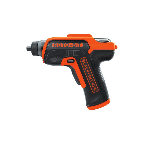 Black+Decker Roto-Bit 4V Cordless Screwdriver w/ Charger & Bit Storage