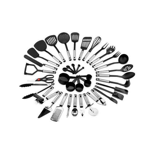 Juego de utensilios de cocina de acero inoxidable de 39 piezas