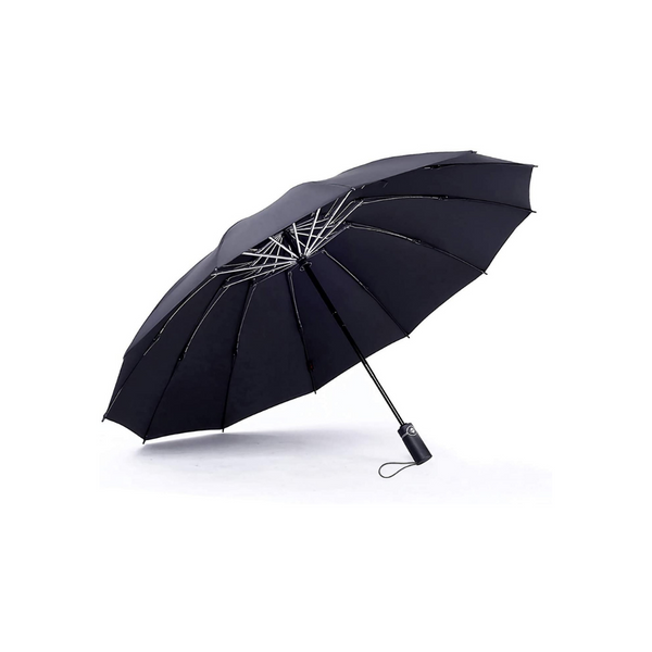 12 Ribs Inverted Windproof Automatic Folding Umbrella