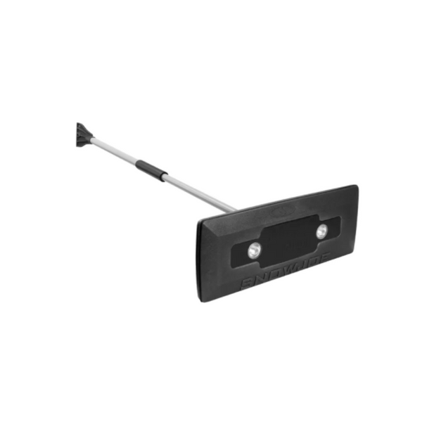 Snow Joe 4-In-1 Snow Broom + Ice Scraper With Headlights