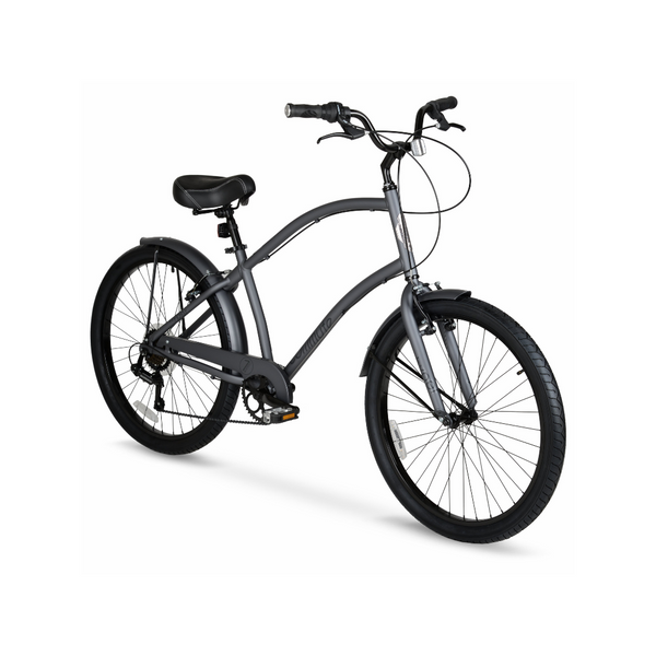 Bicicleta cómoda Hyper 26" Commute para hombre, gris