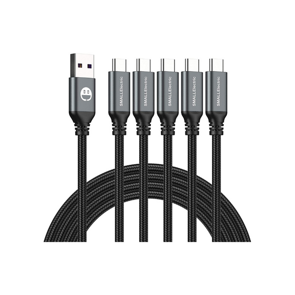 5 USB Type-C Fast Charging Cables