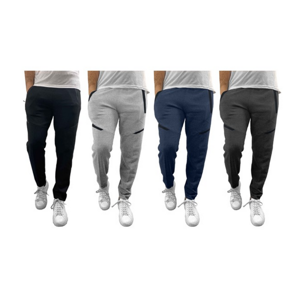3 Men’s Heavyweight Fleece Lined Sweatpants