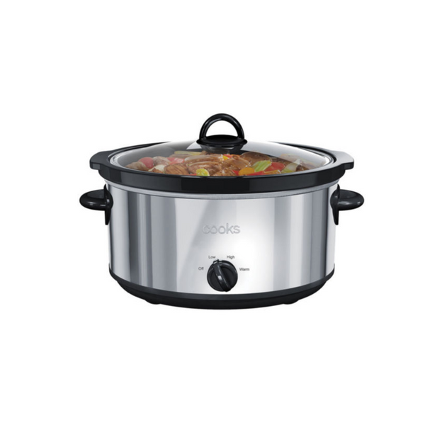 Cooks 6-Qt. Stainless Steel Slow Cooker