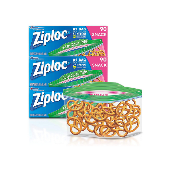 270 Ziploc Snack Bags