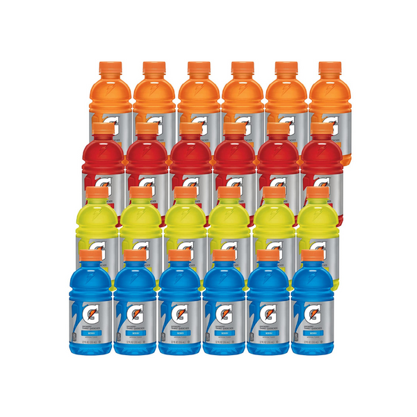 24 botellas de Gatorade Classic Thirst Quencher, paquete variado