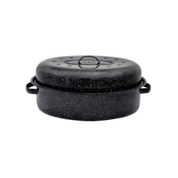Columbian Home Products 18" Black Oval Roaster