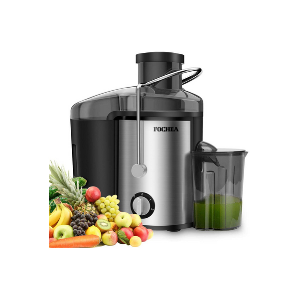 Juicer Machines with Adjustable Spout