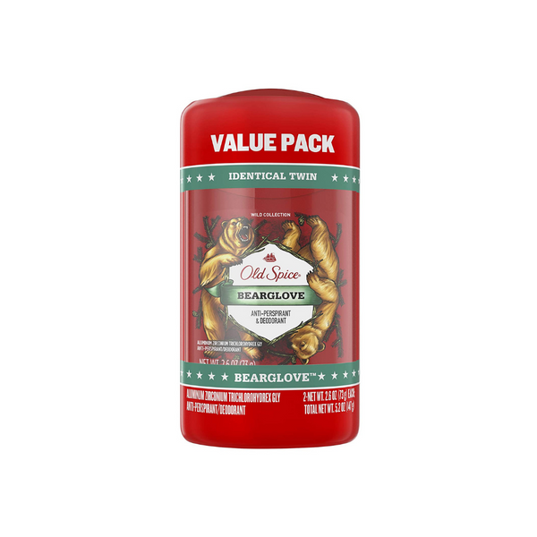 Paquete de 2 desodorantes y antitranspirantes Old Spice Bear Glove