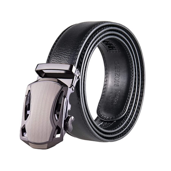 Men's Leather Dress Automatic Slide Click Belts
