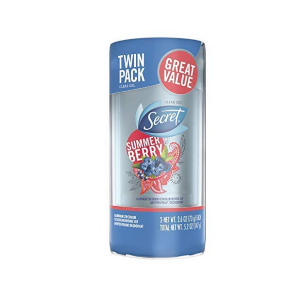 2 barras desodorantes Secret Summer Berry