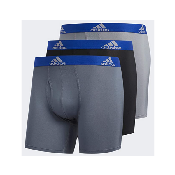 3 adidas Men's Performance Boxer Briefs