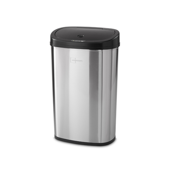 13.2-Gallon Mainstays Motion Sensor Stainless Steel Trash Can (various colors)