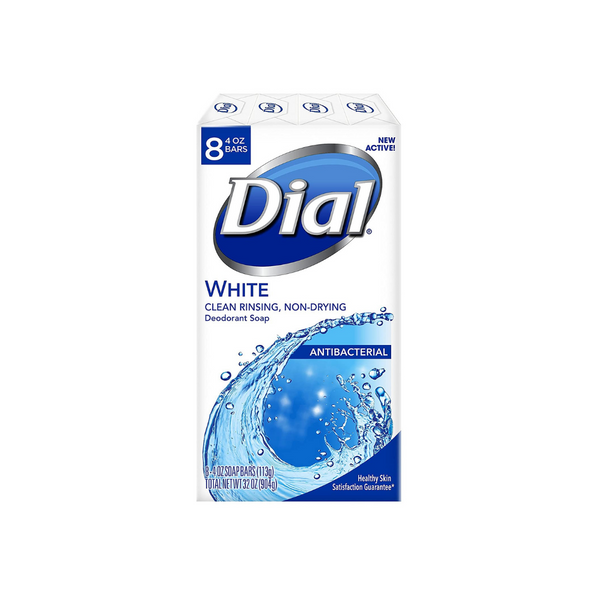 8 barras de jabón antibacteriano Dial