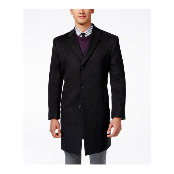 Kenneth Cole Raburn abrigo ajustado de mezcla de lana