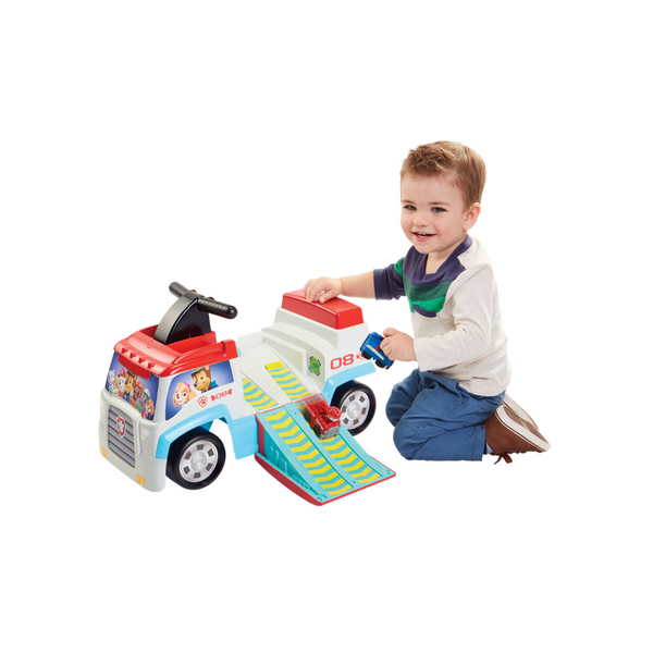 Paw Patrol's Ride-On Includes Chase and Marshall Mini Vehicles