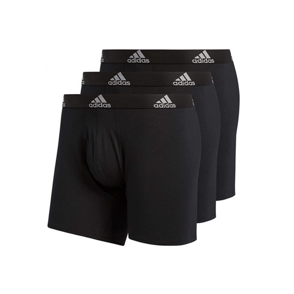 3 adidas Men's Stretch Cotton Boxer Briefs