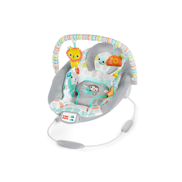 Bright Starts Wild Cradling Bouncer Seat with Soothing Vibration & Melodies