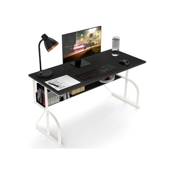 Estación de trabajo de escritorio para computadora de estilo simple