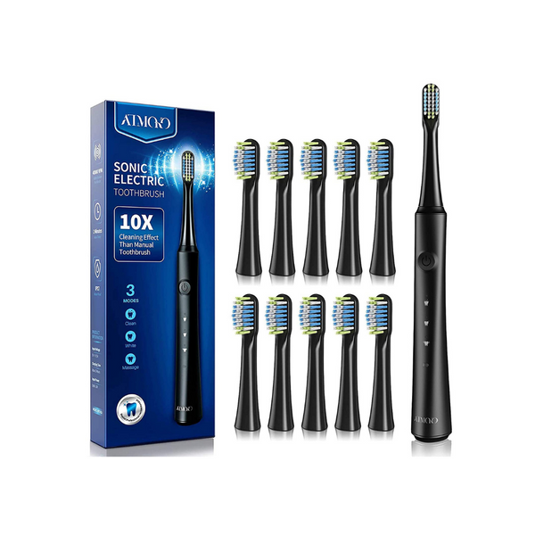 Electric Toothbrushes With 10 Duponts Brush Heads
