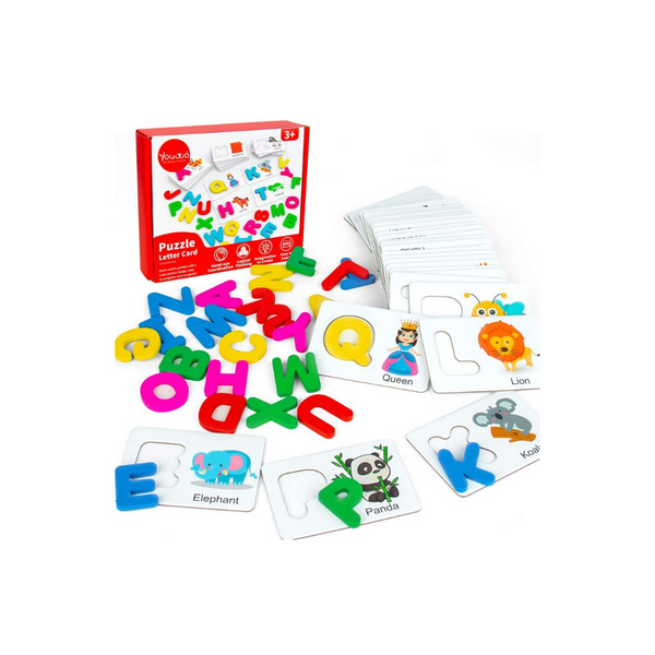 Education and Learning: Puzzle Letter Cards
