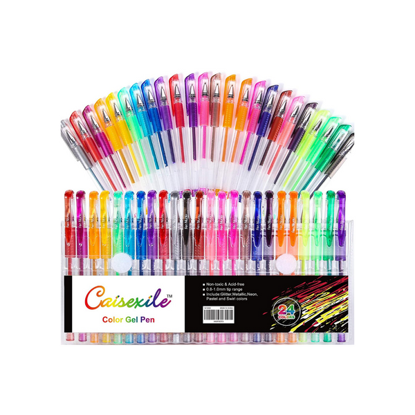 Pack Of 48 Glitter Gel Pens Set