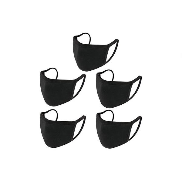 5 Reusable Cotton Fabric Masks