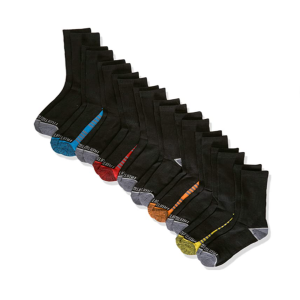 10 Pairs Of Fruit Of The Loom Boys Socks (2 Colors)