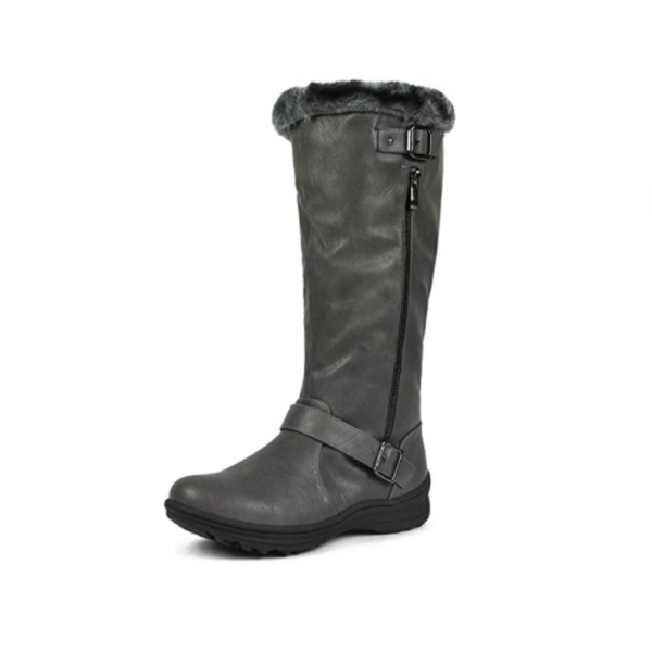 Dream Pairs Women's Winter Fully Fur Lined Zipper Boots (6 Colors)