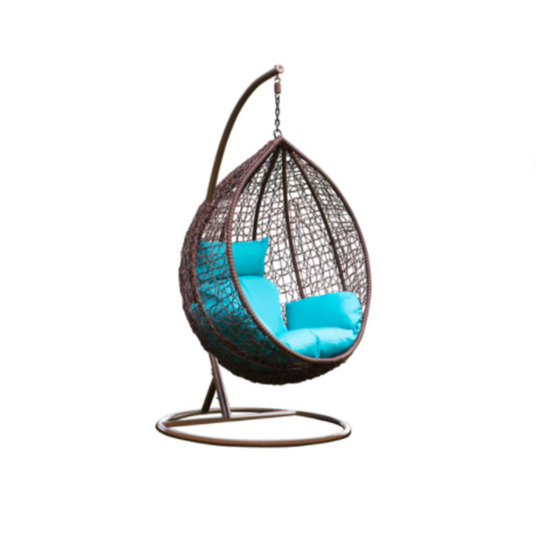 Grand Outdoor Hanging Swing Chair With Stand