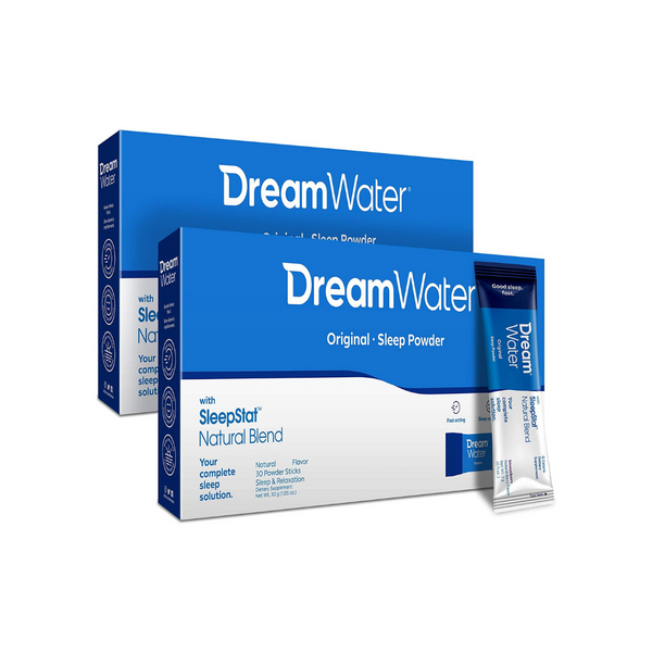 Dream Water Sleep Aid, Powder; GABA, MELATONIN, 5-HTP, Snoozeberry, 60 Count
