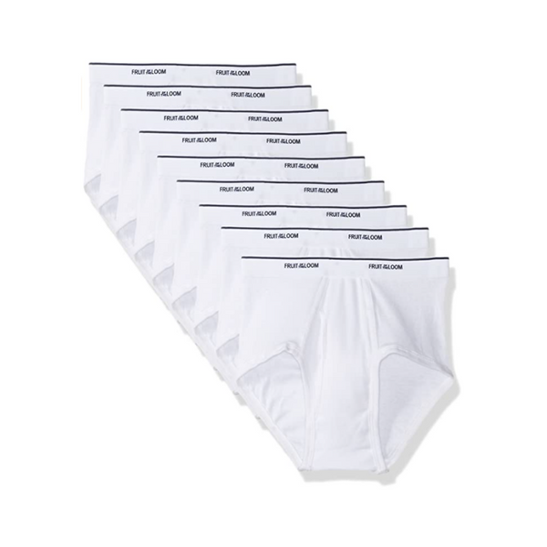 9 Fruit of the Loom Men's Tag-Free Cotton Briefs