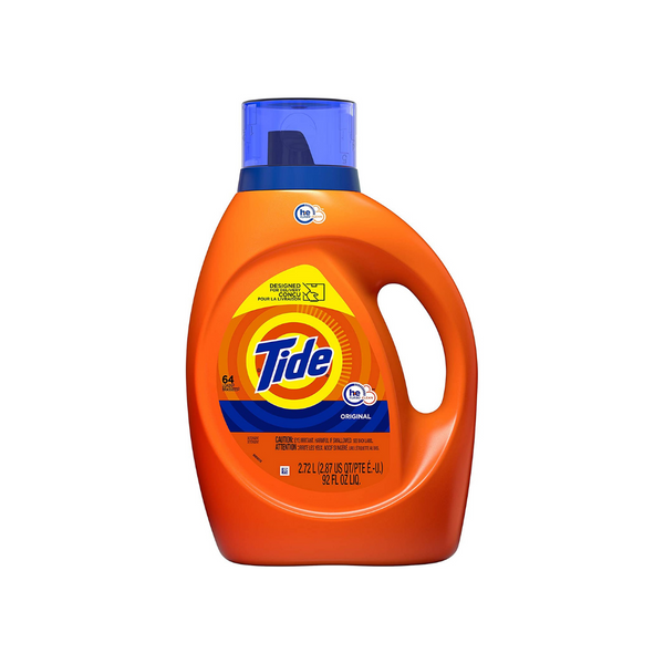 64 Load Tide Original Or Free & Gentle Liquid Laundry Detergent