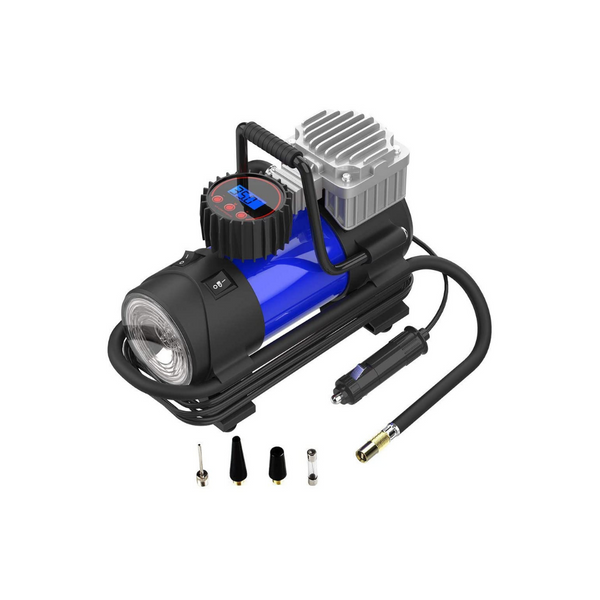 12V DC Portable Air Compressor with Pressure Gauge