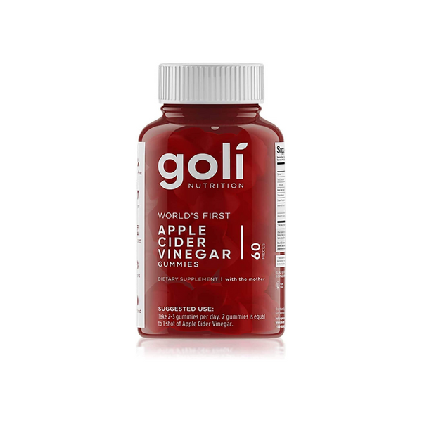 Vitaminas gomosas de vinagre de sidra de manzana de Goli Nutrition - Inmunidad y desintoxicación 1 paquete, 60 unidades