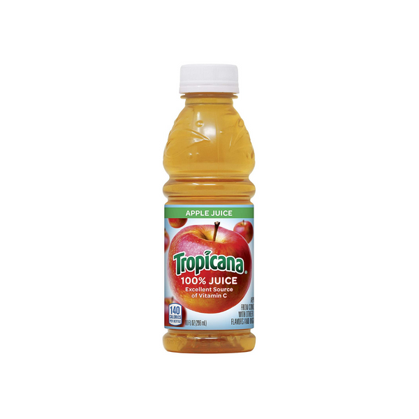 24 botellas de jugo de manzana Tropicana
