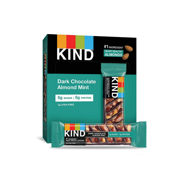 12 Pack Of Kind Dark Chocolate Mint Bars