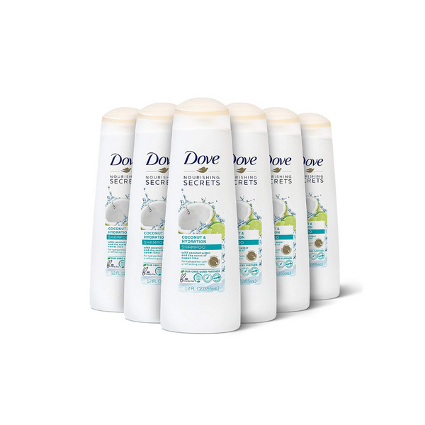 6 Bottles Of Dove Nourishing Secrets Shampoo