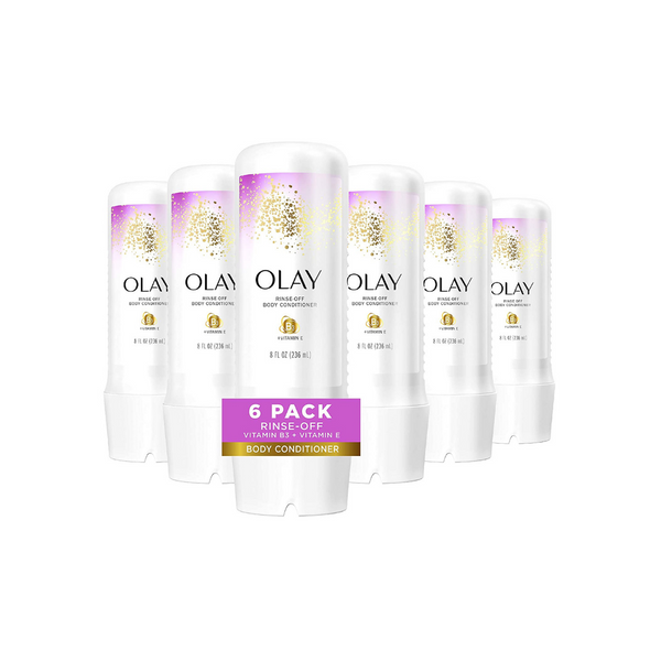 6 Bottles of Olay In-Shower Rinse-Off Body Conditioner