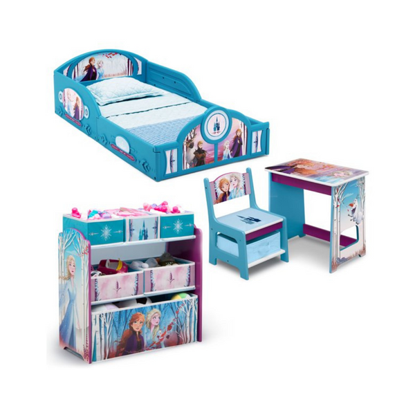 Juego de dormitorio para niños pequeños de 4 piezas Delta Children 